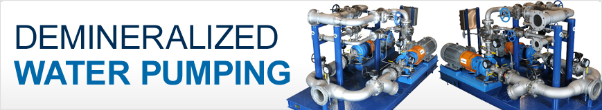 Demineralized Water Pumping